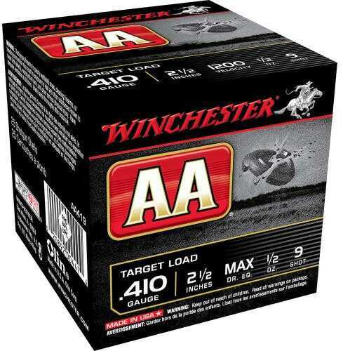 410 Gauge 25 Rounds Ammunition Winchester 1/2" oz Lead #9