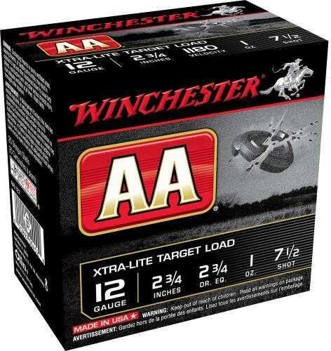 12 Gauge 25 Rounds Ammunition Winchester 2 3/4" 1 oz Lead #7 1/2