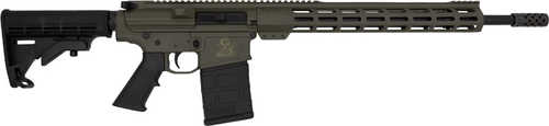 Great Lakes Firearms and Ammo <span style="font-weight:bolder; ">AR10</span> Rifle .308 Win. 18 in barrel, 10 rd capacity, black synthetic finish