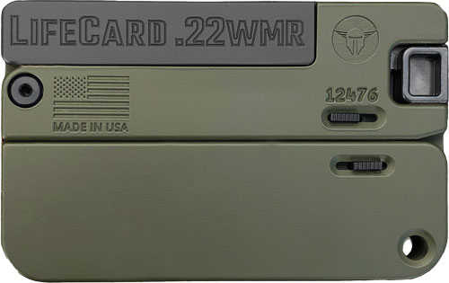 Trailblazer LIFECARD Pistol .22WMR Single Shot Olive Drab Green Finish-img-0