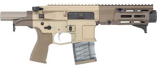Click to see larger image. Maxim PDX 505 AR Style Semi-Auto Pistol System .300 AAC Blackout 5.5" Barrel 1-20Rd Mag FDE Polymer Finish