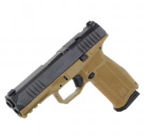 Global Ordnance Arex Delta X Semi-Auto Pistol 9mm Luger 4" Barrel (1)-17Rd, (1)-19Rd Mags Optics Ready Black Nitride Slide Flat Dark Earth Polymer Finish