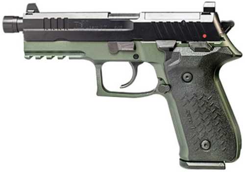 Global Ordinance Rex Zero 1T Semi-Auto Pistol 9mm Luger 4.9" Barrel (2)-20Rd Mag 3 White Dot Sights OD Green Polymer Finish