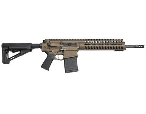 Patriot Ordnance Factory Revolution DI Semi-Automatic Rifle .308 Winchester 16.5" Barrel 20 Round M-LOK Burnt Bronze