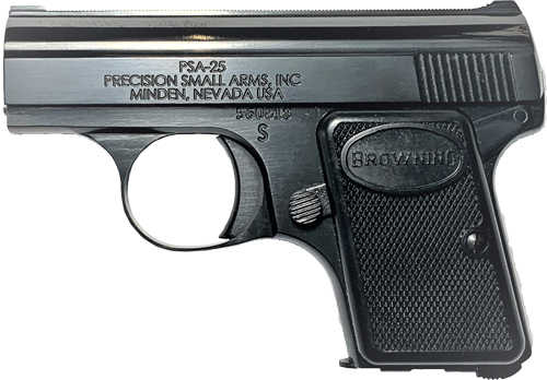 Precision Small Arms PSA-25 Standard Semi-Auto Pistol .25ACP 2.13" Barrel (1)-6Rd Mag Polymer Grip Blued Finish