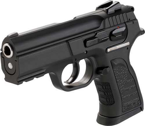 Tanfoglio Force P Compact F Semi-Automatic Pistol 9mm Luger 3.7" Barrel (1)- 13 Rd Magazine Fixed/Interchangeable Sights Black Polymer Finish