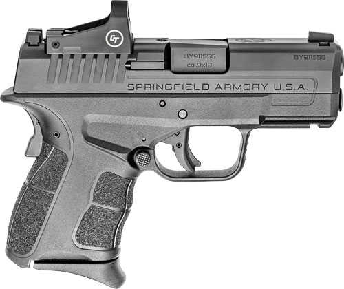 Springfield Armory Mod.2 OSP 9MM Pistol 3-Dot Sight W/CTC 1500 Red Dot Grey Polymer Finish