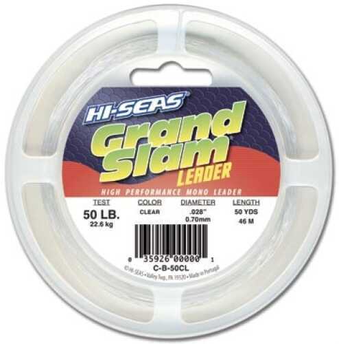 Hi-Seas Grand Slam Leader Clear 50# 50yd Bracelet-img-0