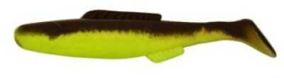 H&H Lure H&H Cocahoe Minnow Tails 3in 10pk Chartreuse/Black Bk Md#: CMR10-10