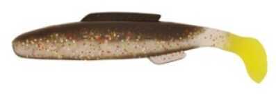 H&H Lure Cocahoe Minnow Tails 3in 10pk Shrimp/Black Back/Chartreuse Md#: CMR10-73