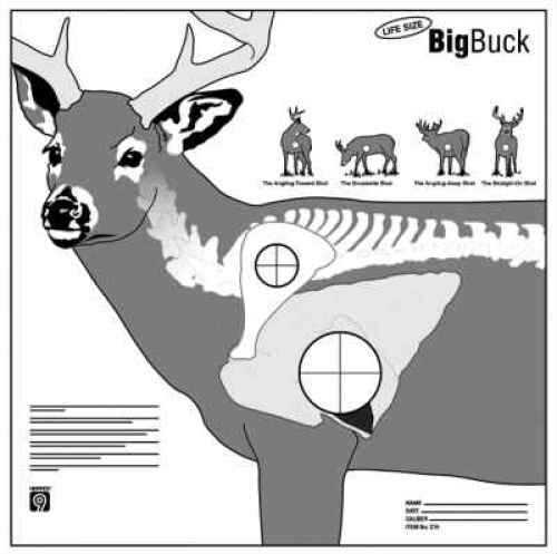 Uncle Mikes Hoppes Big Buck Targets 5/Pack CT6