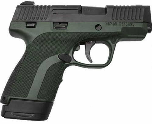 Honor Guard Sub-Compact 9mm Luger 3.2" Barrel Two Tone Black/Green 7 Round Pistol HG9SCOD