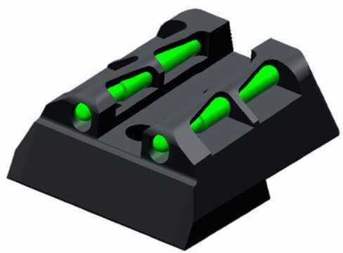 HiViz Sight Systems Litewave Rear H&K Red/Green/Black Md: HKLW11