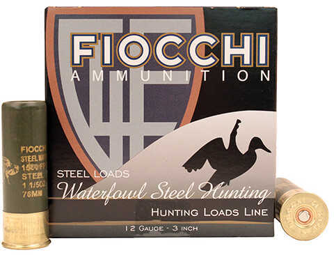 12 Gauge 20 Rounds Ammunition Fiocchi Ammo 3" 1 1/5 oz Steel #BB