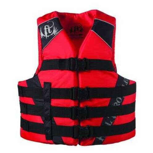 Click to see larger image. Absolute Outdoors Adult Rapid-Dry Vest Red 2Xl/4X
