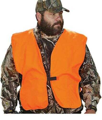 Allen Cases Poly Orange Vest Big Man 15753