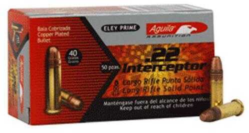 22 Long Rifle 50 Rounds Ammunition Aguila 40 Grain Lead