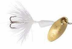 Click to see larger image. Yakima / Hildebrandt Rooster Tail 1/16 Hammered Wht