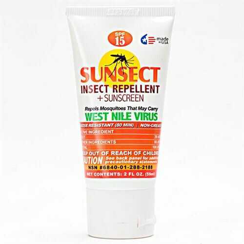 SUNSECT 2oz TUBE SUNSCREEN & REPELL