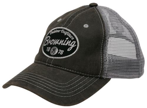 Browning Folsum Men's Non-Camo Cap, Charcoal Md: 308385791