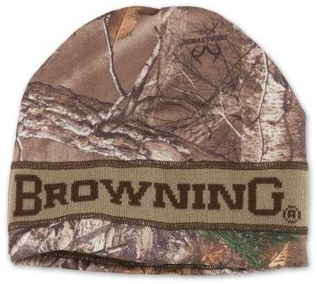 Browning Element Reversible Beanie, Realtree Xtra/Stone
