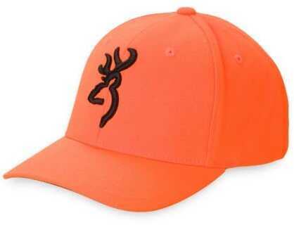 Browning Flexfit Safety Cap- Blaze Size S/M-img-0