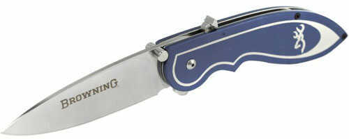 Browning Backdraft Assisted Open Knife 3.25" Silver/Black