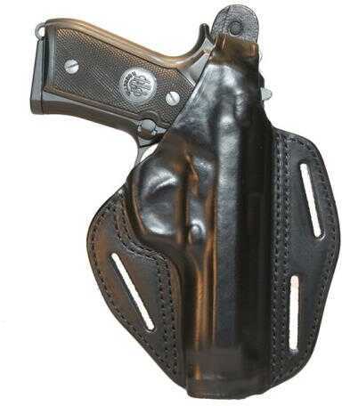 BlackHawk LH S&W MP 45 Pro Leather 3-Slot Pancake Holster-Black