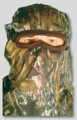 Quaker Boy Bandit Elite Full Facemask Mossy Oak Break Up-img-0