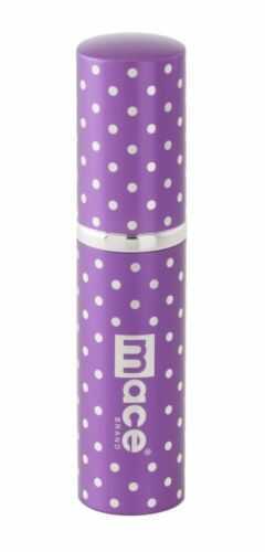 Mace Security International Purse Pepper Spray Purple Polka Dots 80455