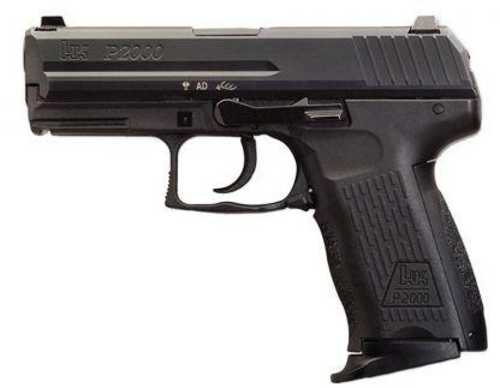 H&K P2000 V3 Semi-Auto Pistol 9mm Luger 3.66" Barrel (2)-10Rd Mags Black Polymer Finish