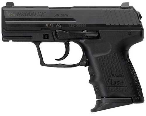 H&K P2000 SK V3 Sub-Compact Semi-Auto Pistol 40S&W 4.09" Barrel (2)-9Rd Mags Black Polymer Finish