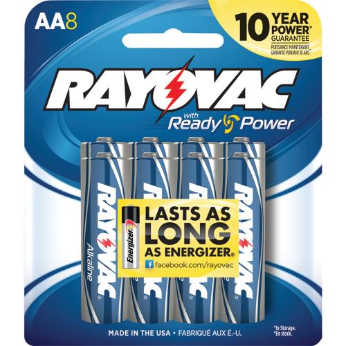 Rayovac / Spectrum Ray-o-vac Alkaline Battery Aa 8pk