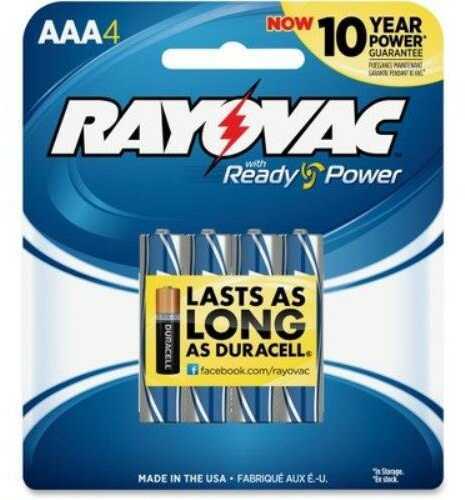 Rayovac / Spectrum Ray-o-vac Alkaline Battery Aaa4pk