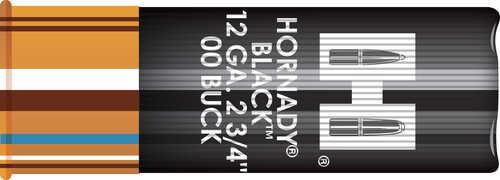 Hornady Black 12 Gauge Shotshell 00 Buckshot 10 Shells Per Box