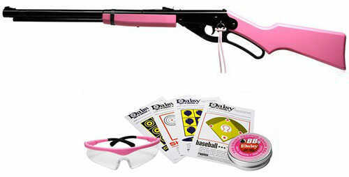 Daisy Outdoor Products Pink Lever Acttion BB Rifle Kit