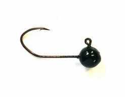 H&H Lure H&H Ball Jig Hd 1/8 10bg-Blk 12