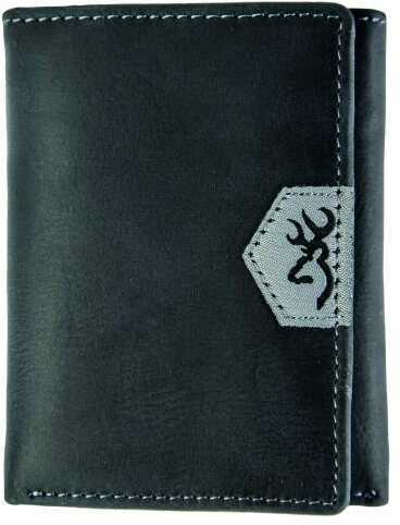 Signature Products Group Browning Black Leather TRI-Fold Wallet