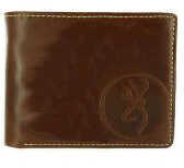 Signature Products Group Browning Buckmark Leathr Wallet With Center Wing