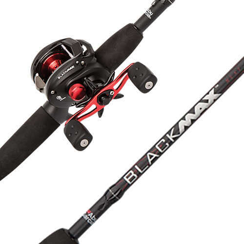 Click to see larger image. Abu Garcia Black Max 5 Ball Bearing 6'6" Medium Baitcasting Combo