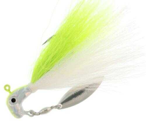 Blakemore Bucktail Pro Lemon Shad Charteuse White 3/8oz-img-0