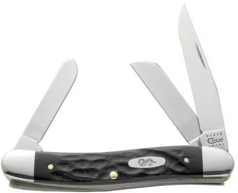 Case Cutlery Medium Stockman 3 Blade 5/8" Rough Black