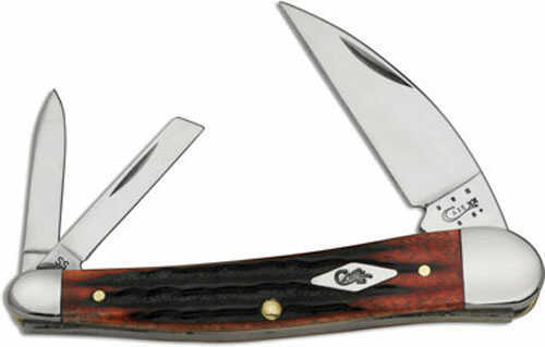 Case Cutlery Seahorse Whittler Knife Crimson Bone CA-51415