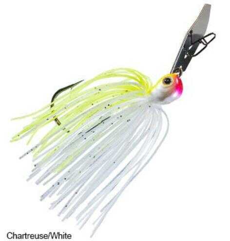 Click to see larger image. Z-Man Chatterbait Jack Hammer Jig, 3/8 Ounce, Chartreuse/White, Pack of 1 Md: CBJH38-02