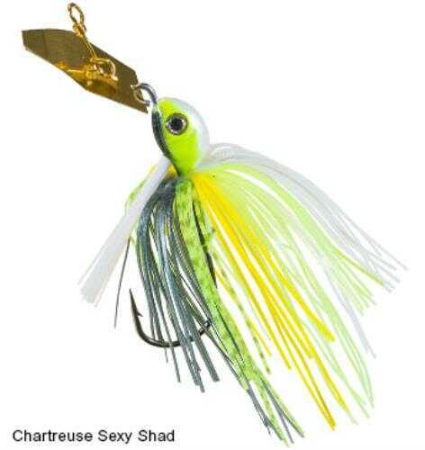 Z-Man / Chatterbait Project Weedless 1/2 Ounce Jig 5/0 Hook Chartreuse Sexy Shad Md: CBW-PZ12-04