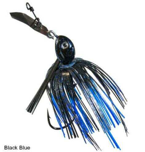 Z-Man / Chatterbait Project Weedless 1/2 Ounce Jig 5/0 Hook Black/Blued Md: CBW-PZ12-08