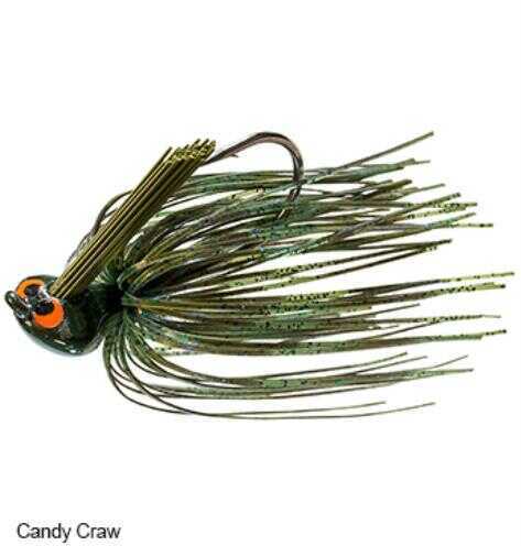 Z-Man CrossEyeZ Flipping Jig, 1/2-Ounce Candy Craw, 1-Pack Md: CEFL12-04