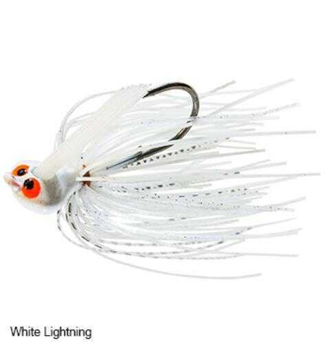 Z-Man CrossEyeZ Flipping Jig, 1/2-Ounce White Lightning, 1-Pack Md: CEFL12-06