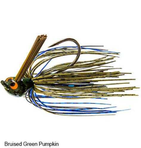 Z-Man CrossEyeZ Flipping Jig, 1/2-Ounce Bruised Green Pumpkin, 1-Pack Md: CEFL12-08