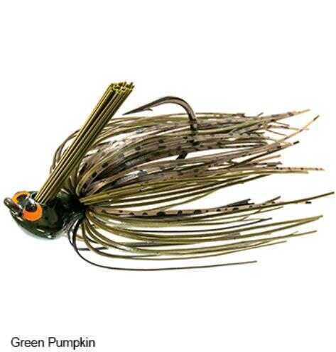 Z-Man CrossEyeZ Flipping Jig, 3/8-Ounce Green Pumpkin, 1-Pack Md: CEFL38-02